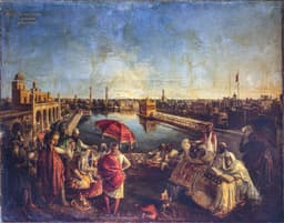 Ranjit Singh at the Golden Temple