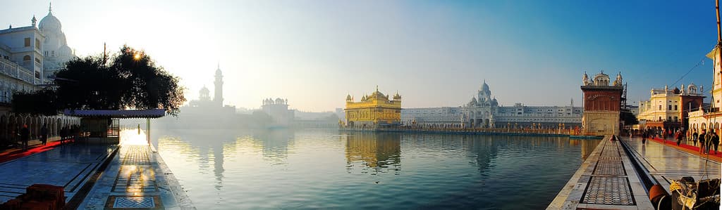 Panoramic view of Golden Temple Amritsar
